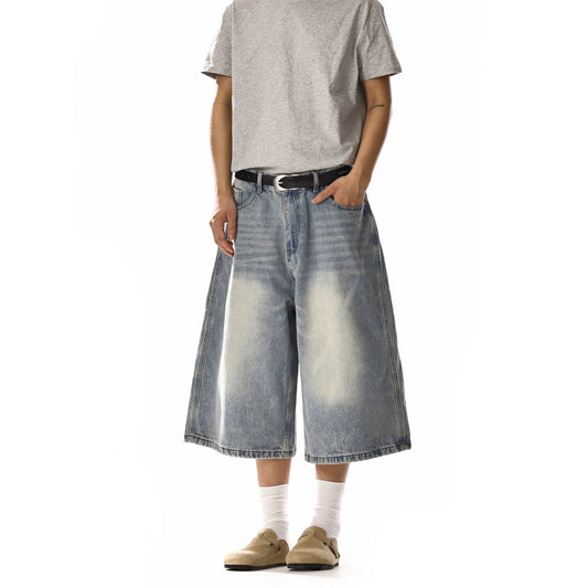 RT No. 18247 WHISKER WASH DENIM SHORTS