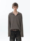 RT No. 50210 KNITWEAR COLLAR SWEATER