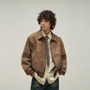 RT No. 32529 LEATHER ZIP-UP JK