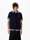 RT No. 18187 TWO PIECE COLLAR SHORT SLEEVE SHIRT