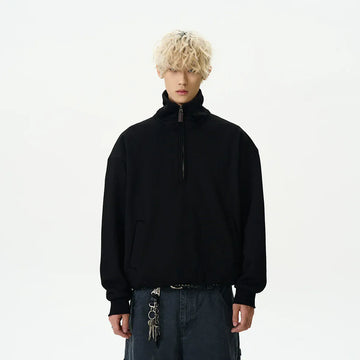 RT No. 40530 FLEECE HALF ZIPPER COLLAR SWEATER