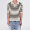 RT No. 18611 KNIT STRIPED POLO SHORT SLEEVE