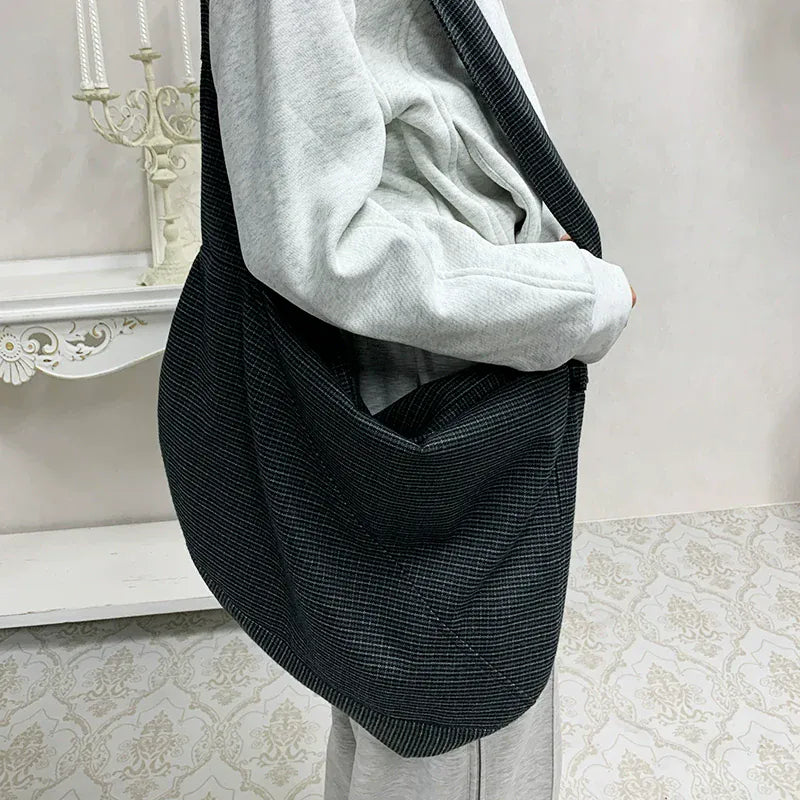 PLAID SHOULDER CROSS BAG