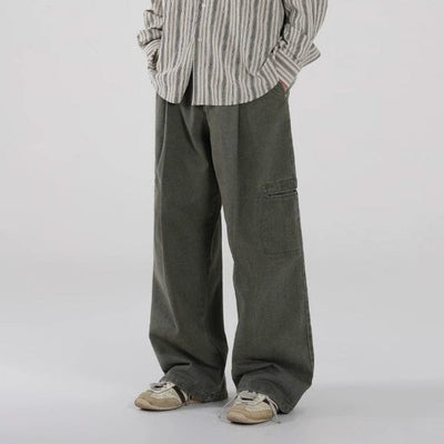 RT No. 11932 WORKWEAR PLEATED STRAIGHT PANTS