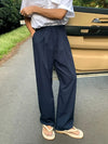 RT No. 11508 BLUE LINEN CASUAL PANTS