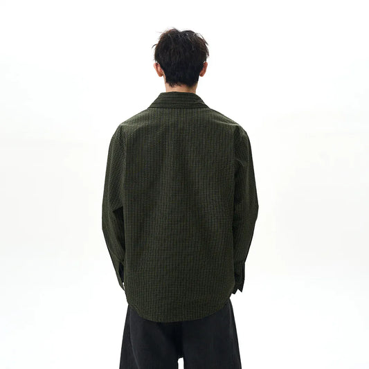 RT No. 40522 PLAID BUTTON UP SHIRT