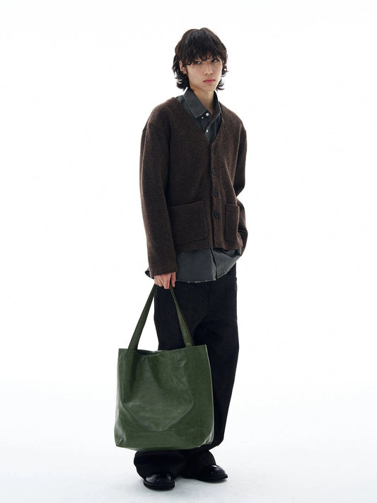RT No. 25037 BROWN WOOLEN CARDIGAN
