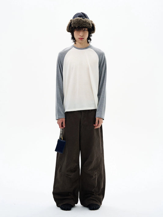 RT No. 32101 BASEBALL CONTRAST LONGSLEEVE