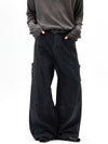 RT No. 55120 RECONSTRUCTED WIDE STRAIGHT PANTS