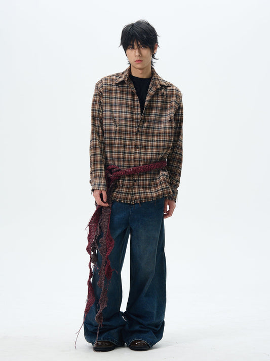 RT No. 12638 BAGGY STRAIGHT DENIM JEANS