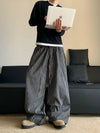 RT No. 19609 STRIPED BAGGY STRAIGHT PANTS