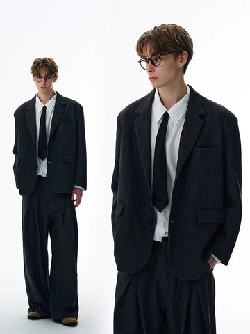 RT No. 45018 SUIT BLAZER & PLEATED PANTS