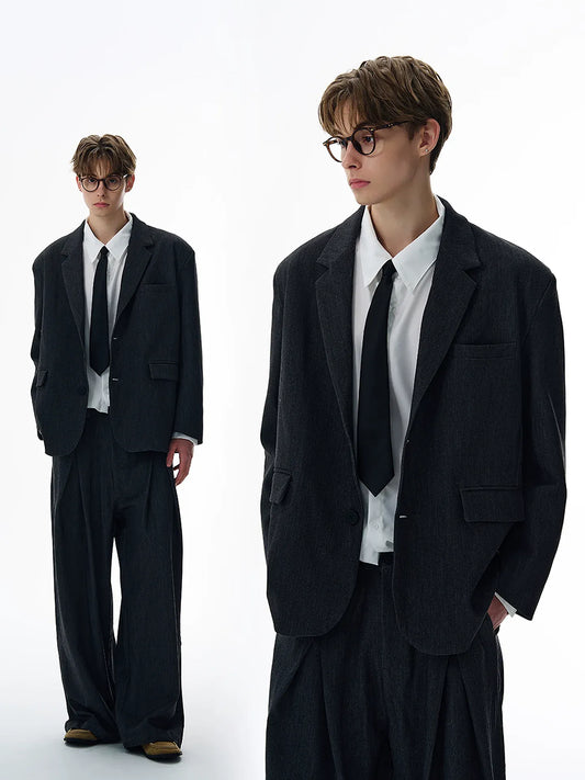RT No. 45018 SUIT BLAZER & PLEATED PANTS
