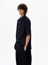 RT No. 18185 BLUE DENIM BUTTON-UP SHIRT