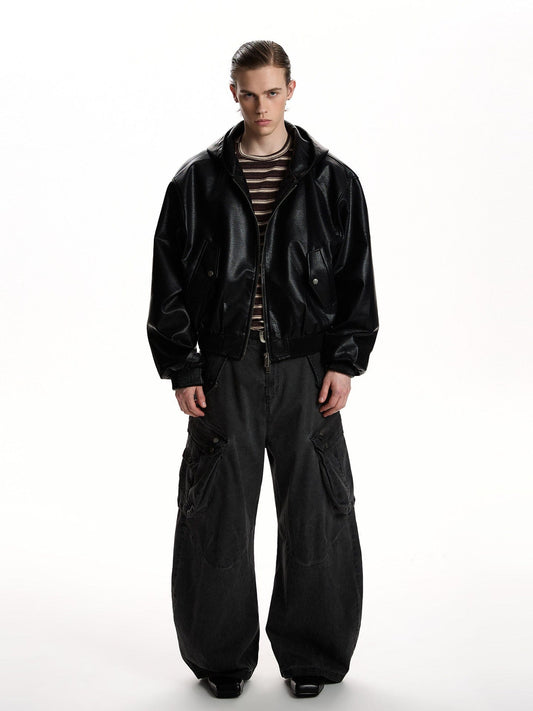 RT No. 59031 JIIN LEATHER ZIPPER JACKET