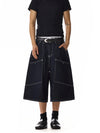 RT No. 18250 BLUE UTILITY WIDE SHORTS