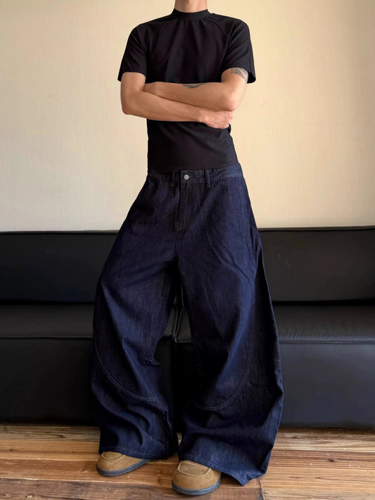 RT No. 18715 DARK BLUE SCIMITAR JEANS