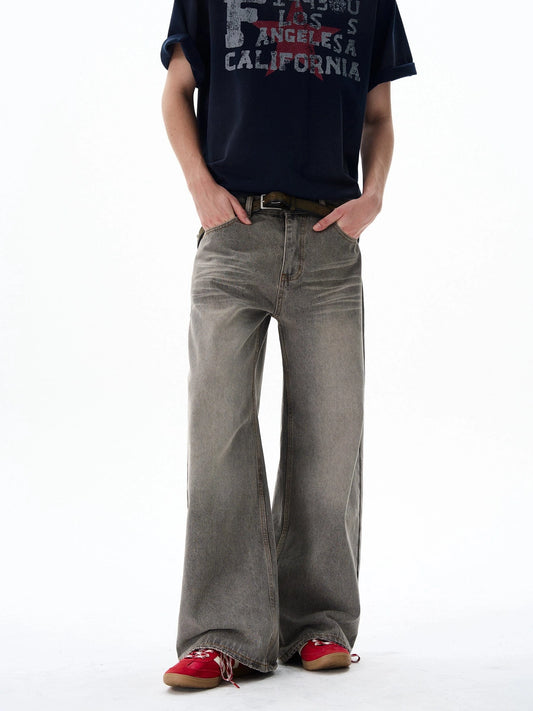 RT No. 19583 SMOKE GRAY SCIMITAR STRAIGHT JEANS