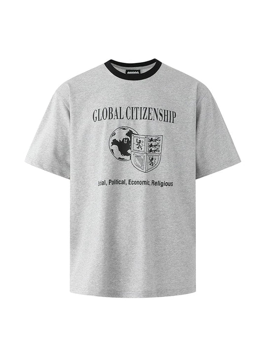 RT No. 18605 CONTRAST GRAPHIC SHORT SLEEVE