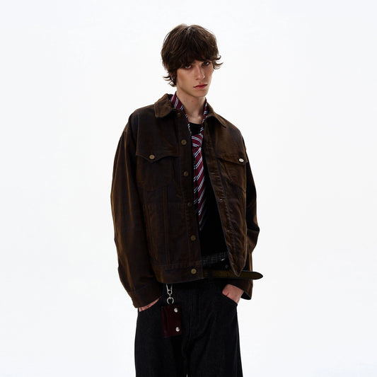 RT No. 18023 BROWN DENIM JK