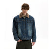 RT No. 40611 FLEECE COLLAR DENIM JACKET