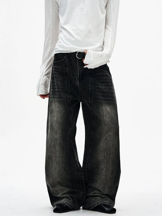 RT No. 32818 WASHED SCIMITAR DENIM JEANS
