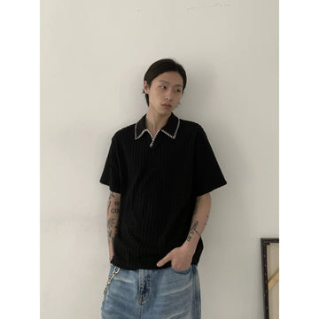 RT No. 18879 KNIT POLO COLLAR SHORT SLEEVE