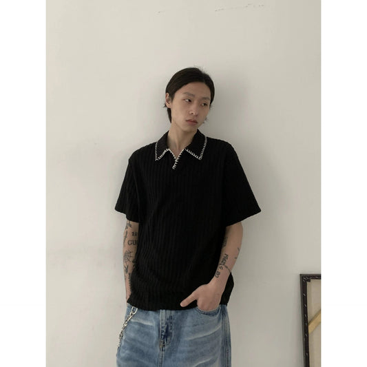 RT No. 18879 KNIT POLO COLLAR SHORT SLEEVE