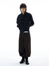 RT No. 25056 STRIPED COLLAR ZIP JK