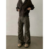 RT No. 29159 PLEATED CARGO STRAIGHT PANTS