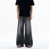 RT No. 19571 WASHED GRAY DENIM STRAIGHT JEANS