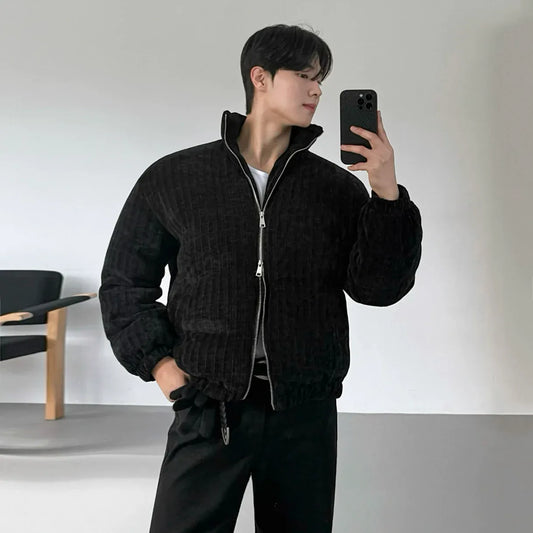 RT No. 45000 BLACK STAND COLLAR JACKET