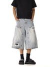 RT No. 18118 DISTRESSED WORKWEAR SHORTS