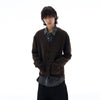RT No. 25037 BROWN WOOLEN CARDIGAN