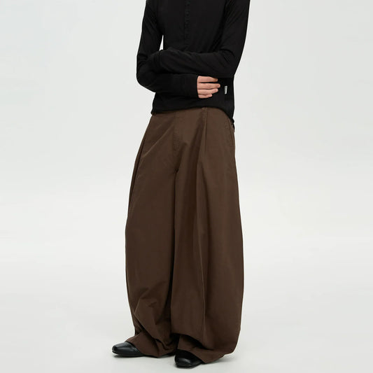 RT No. 43005 PLEATED WIDE BAGGY PANTS