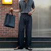 RT No. 32204 PLEATED CASUAL STRAIGHT PANTS