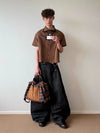 RT No. 19053 KNIT PATTERN COLLAR SHORT SLEEVE