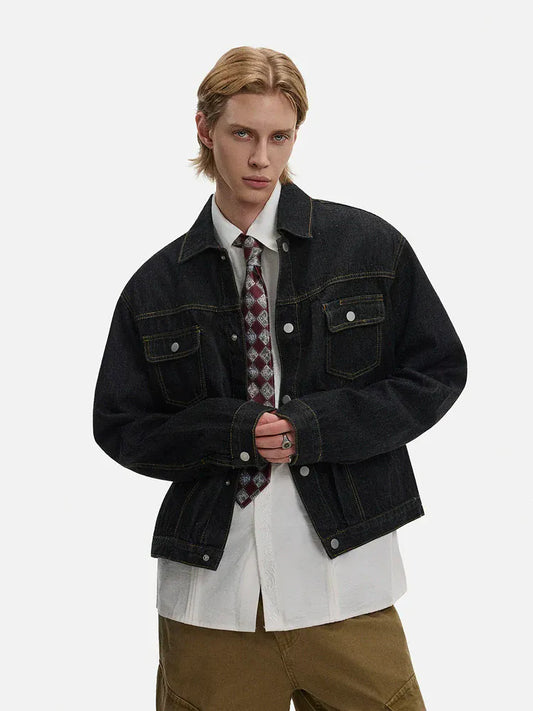 RT No. 50134 KAGE BLACK DENIM JACKET