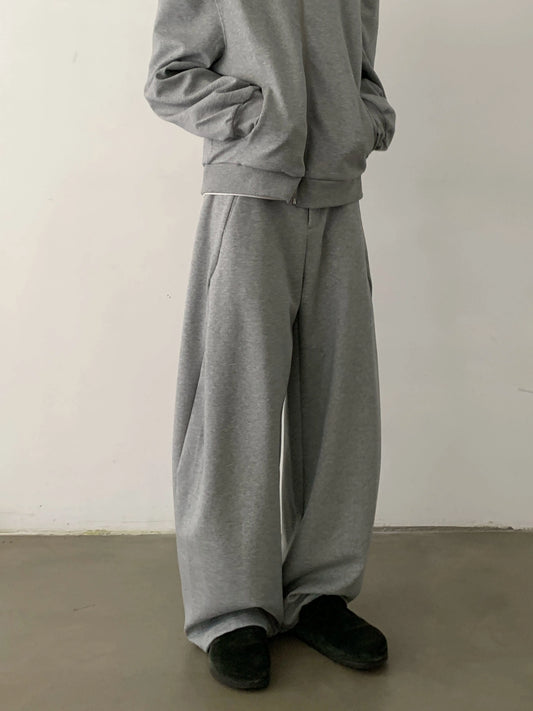 RT No. 29121 PLEATED SCIMITAR STRAIGHT SWEATPANTS