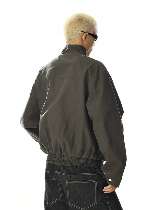 RT No. 28013 GRAY SORA ZIP JACKET