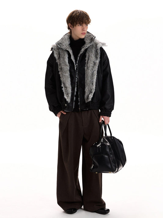 RT No. 58032 WOLF DOUBLE COLLAR JACKET