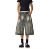 RT No. 18122 LIGHTNING WASHED DENIM SHORTS