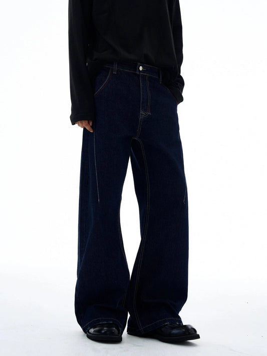 RT No. 19565 CONTRAST BLUE DENIM MACHETE JEANS