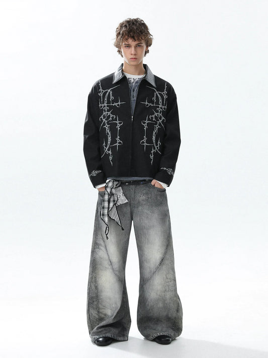 RT No. 50315 GOTHIC MINIMALISM ZIPPER JACKET