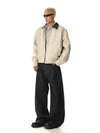 RT No. 27998 ICHI KHAKI-CREAM WORK ZIP JK