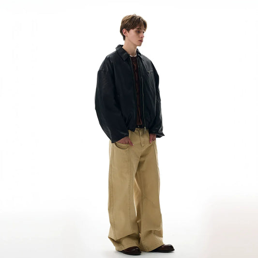 RT No. 40774 MOTORCYCLE PADDED LEATHER JACKET