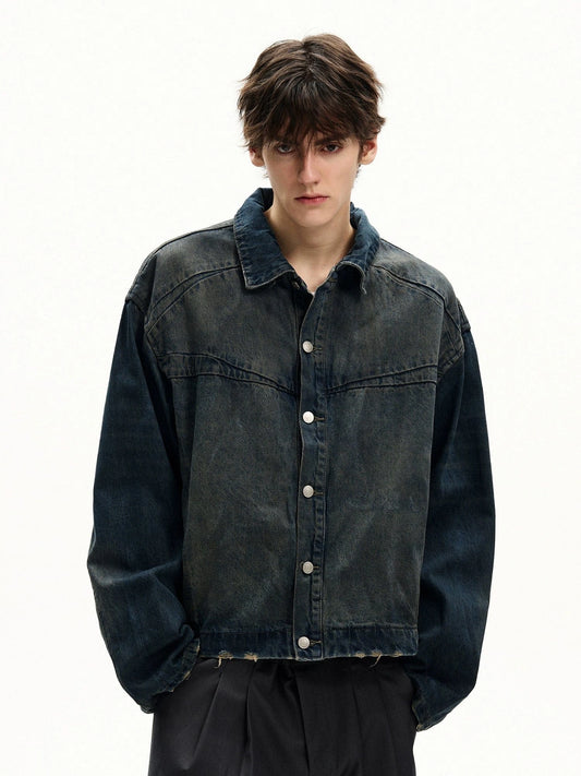 RT No. 50002 DISTRESS WASHED DENIM JACKET