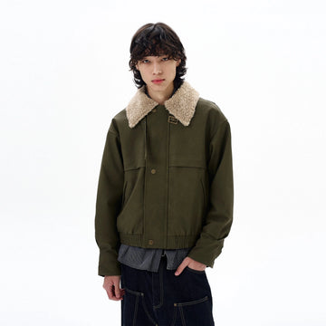 RT No. 29000 GREEN FLEECE COLLAR JK