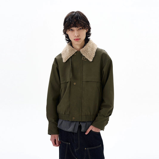 RT No. 29000 GREEN FLEECE COLLAR JK