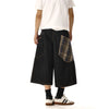 RT No. 18124 PLAID POCKET DENIM SHORTS